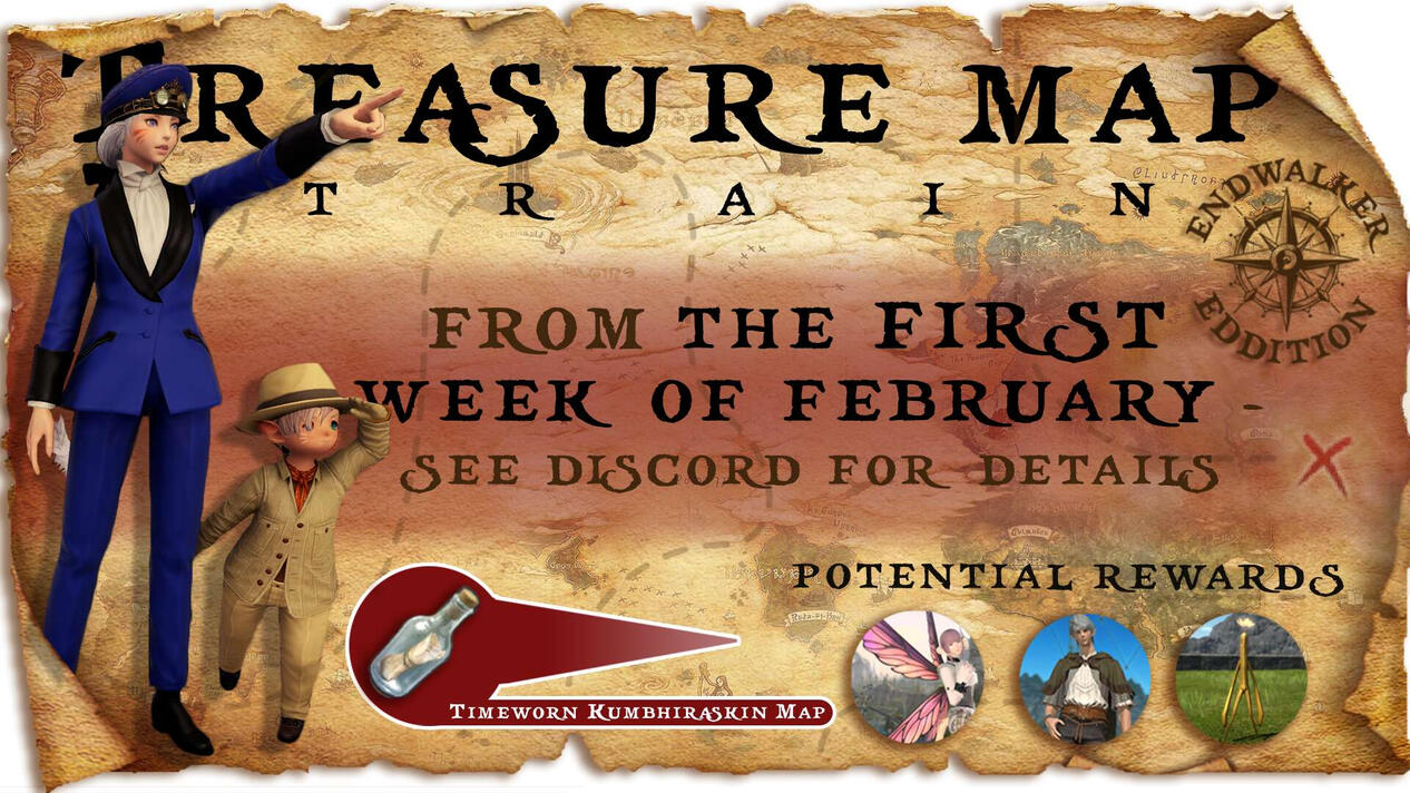 Treasure Map fun run flyer